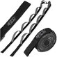 4Fizjo, yoga and stretching band, black, 2.3 m, 1 pc