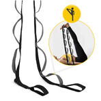 4Fizjo, yoga and stretching band, black, 2.3 m, 1 pc 4Fizjo, yoga and stretching band, black, 2.3 m, 1 pc