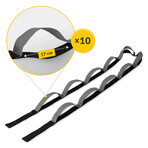 4Fizjo, yoga and stretching band, black, 2.3 m, 1 pc 4Fizjo, yoga and stretching band, black, 2.3 m, 1 pc