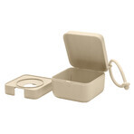 Bibs Pacifier box, pacifier holder, Vanilla, 1 pc Bibs Pacifier box, pacifier holder, Vanilla, 1 pc