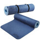 4Fizjo, TPE exercise mat, non-slip, blue, 6 mm, 1 pc