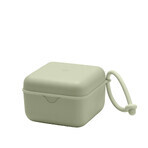 Bibs Pacifier box, pacifier holder, Sage, 1 pc Bibs Pacifier box, pacifier holder, Sage, 1 pc