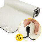 4Fizjo, TPE exercise mat, non-slip, gray, 6 mm, 1 pc 4Fizjo, TPE exercise mat, non-slip, gray, 6 mm, 1 pc