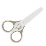 NUK baby nail scissors, white NUK baby nail scissors, white