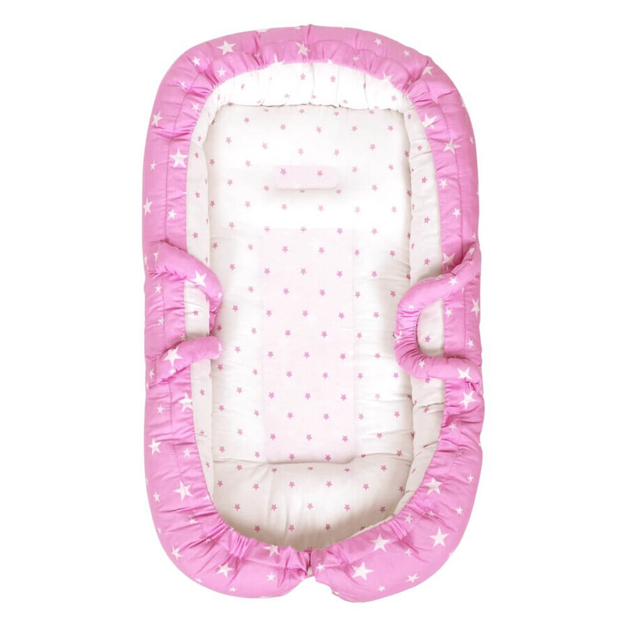 Nest anti-reflux co-sleeper, Pink Stars, Sevi Bebe