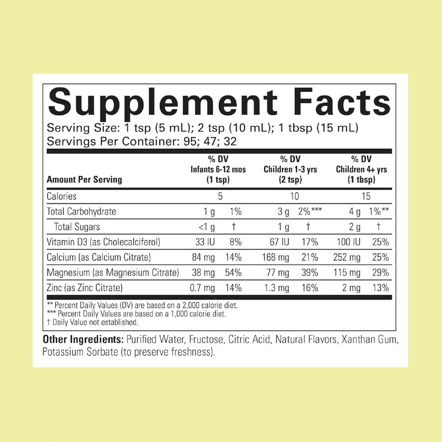 Liquid Calcium and Magnesium, 473 ml, Childlife Essentials