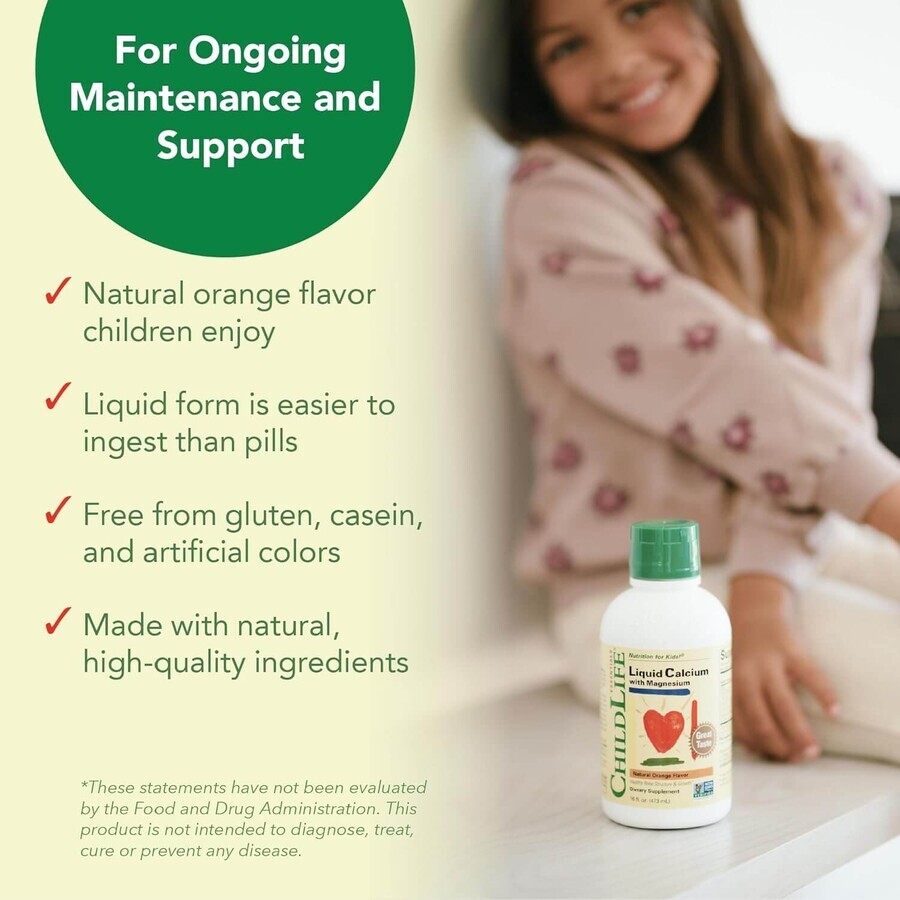Liquid Calcium and Magnesium, 473 ml, Childlife Essentials