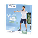 Spokey Power, resistance rubber, light, green, 1 piece Spokey Power, resistance rubber, light, green, 1 piece