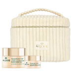 Nuxe Nuxuriance Gold set, Ultra voedende olie gezichtscrème, 50 ml + verhelderende oogbalsem, droge huid, 15 ml + gratis cosmetisch tasje