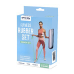 Spokey Ribbon, fitness rubber bands, 3 pieces Spokey Ribbon, fitness rubber bands, 3 pieces