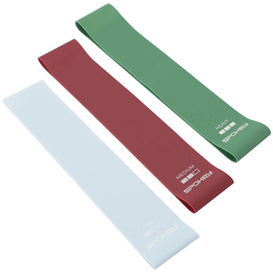 Spokey Flex Set, fitness rubber set, 3 pieces