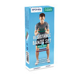 Spokey Flex Set, fitness rubber set, 3 pieces