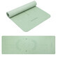 Spokey Mandala, exercise mat, non-slip, light green, 1 piece