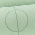 Spokey Mandala, exercise mat, non-slip, light green, 1 piece