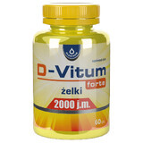 D-Vitum Forte 2000 IU, gels, 60 pieces