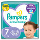 Pampers Active Baby, diapers, size 7, over 15 kg, 44 pieces