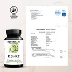 Intenson Vitamin D3 + K2, 120 soft capsules Intenson Vitamin D3 + K2, 120 soft capsules