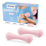 Spokey Bone, dumbbells, pink, 2 kg, 2 pieces Spokey Bone, dumbbells, pink, 2 kg, 2 pieces