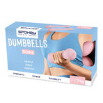 Spokey Bone, dumbbells, pink, 2 kg, 2 pieces Spokey Bone, dumbbells, pink, 2 kg, 2 pieces