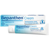 Bepanthen Derm Cream, crema specializzata per il corpo, pelle secca, tendente all'irritazione, dal 1° giorno, 30 g