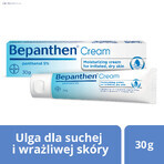 Bepanthen Derm Cream, specialized body cream, dry skin, prone to irritation, from day 1, 30 g Bepanthen Derm Cream, specialized body cream, dry skin, prone to irritation, from day 1, 30 g