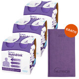 Nutridrink Protein kit, nutritional preparation, neutral flavor, 12 x 125 ml + free book calendar