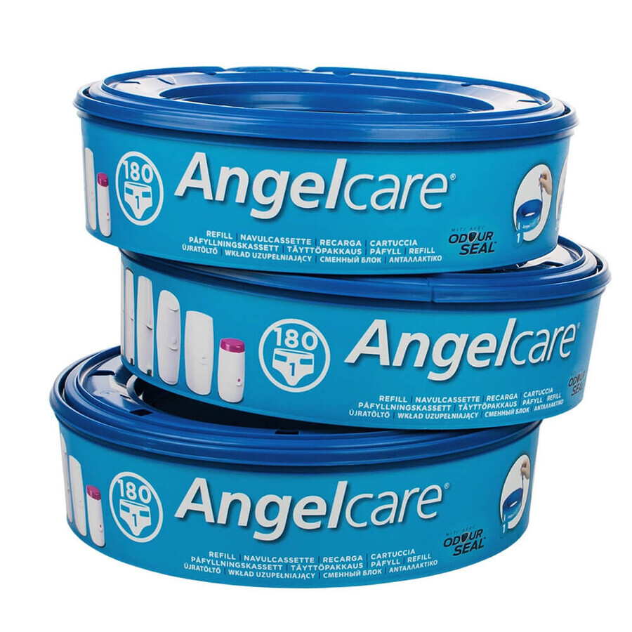 Angelcare, diaper bin liner, 3 pieces