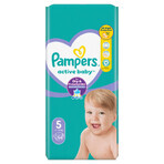 Pampers Active Baby, diapers, size 5, 11-16 kg, 54 pieces Pampers Active Baby, diapers, size 5, 11-16 kg, 54 pieces