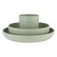 Lovi, baby dish set, Pistachio, 6 months and older