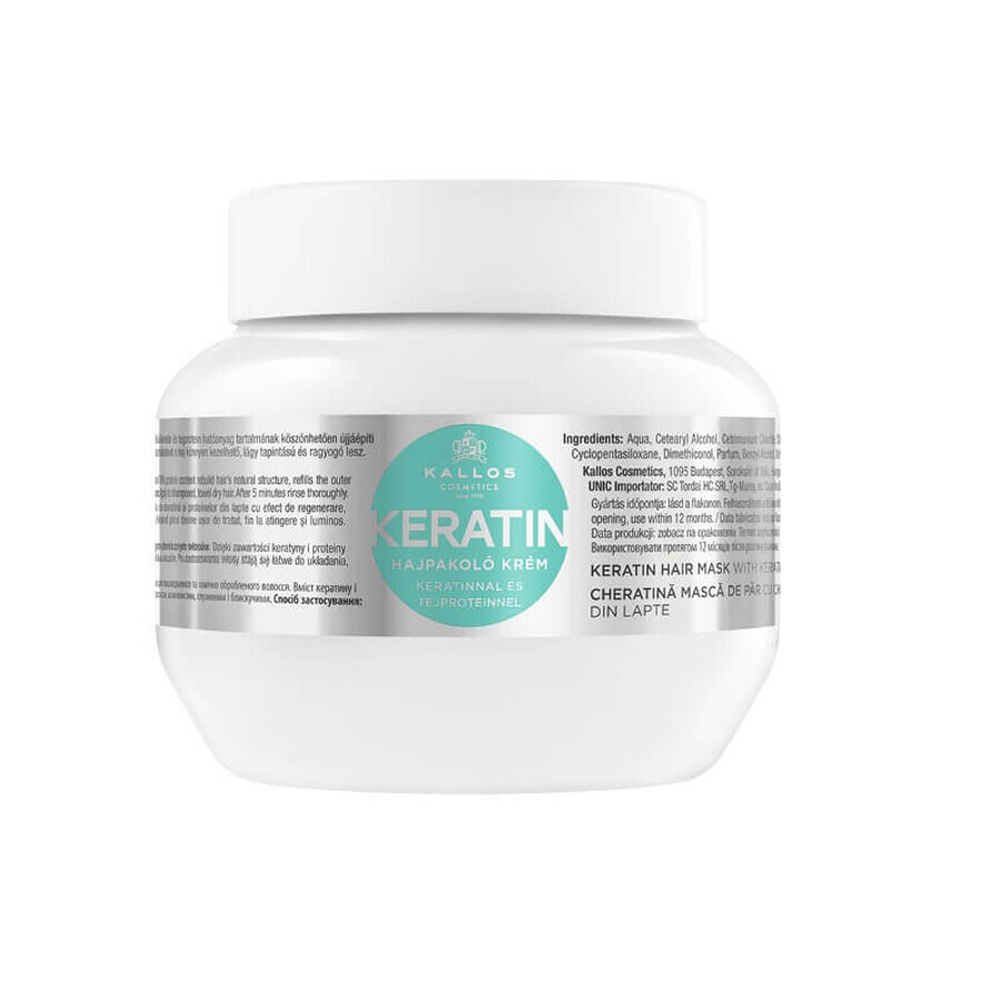 Buy Kallos Keratin Hair Mask with keratin and milk proteins, 275ml Kallos Keratin Hair Mask with keratin and milk proteins, 275ml
