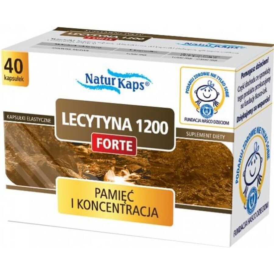 Lecithin Forte 1200mg Naturkaps 40 capsules