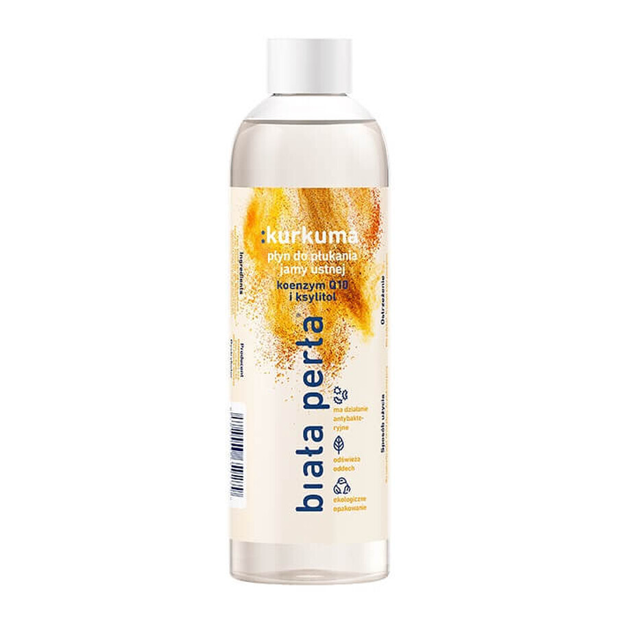 White Pearl mouthwash with turmeric, 250 ml