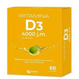 Vitamin D3 4000 IU, 60 capsules