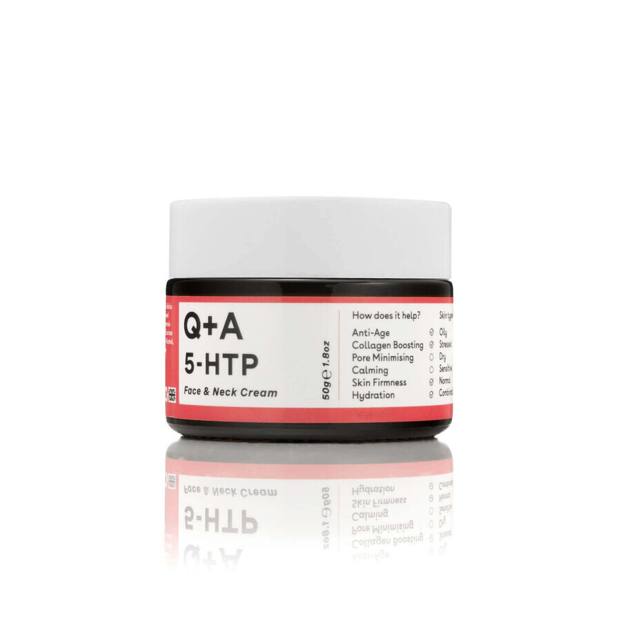 Buy 5-HTP face and décolleté cream, 50 g, Q+A 5-HTP face and décolleté cream, 50 g, Q+A