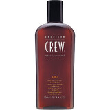 American Crew 3in1 Shampoo Conditioner En Body Wash Shampoo Conditioner En Body Gel, 250ml