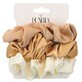 Ecarla Set di brillantini per capelli su distintivo Beige, 3 pezzi