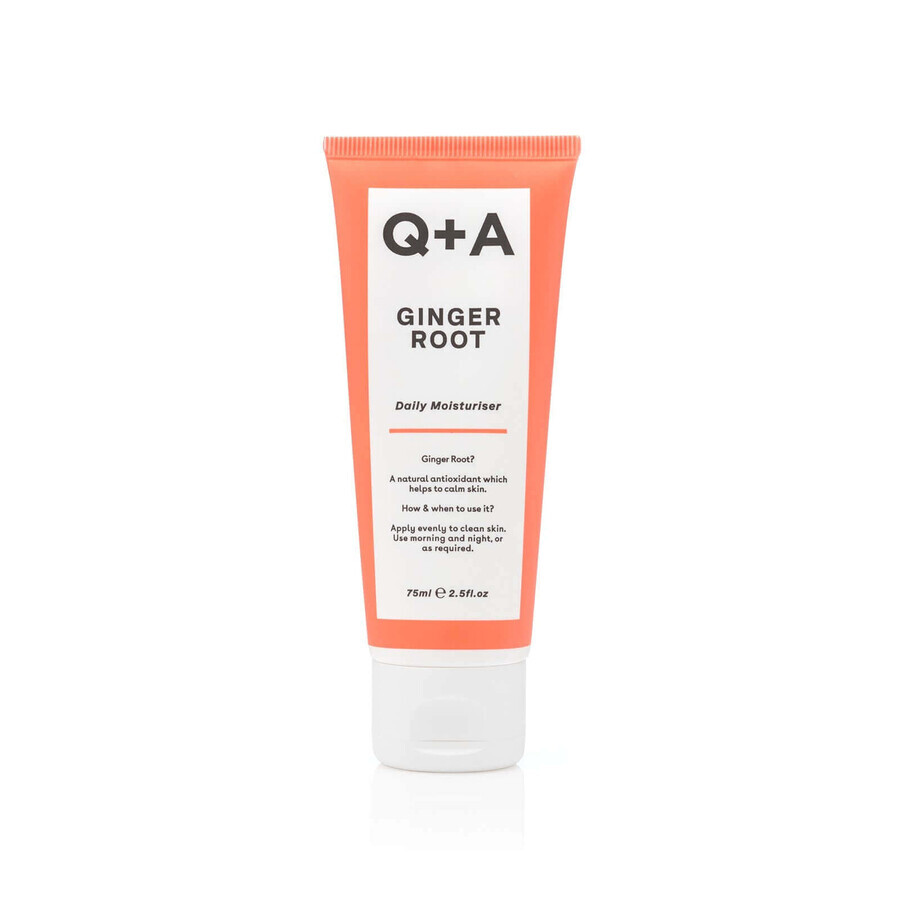 Moisturizing cream with ginger extract, 75 ml, Q+A