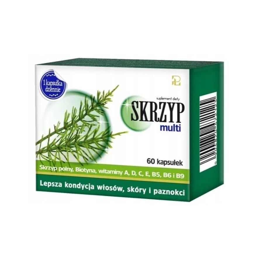 Skrzyp Multi Horsetail Extract Complex Hair Skin and Nails Support 60 Capsules