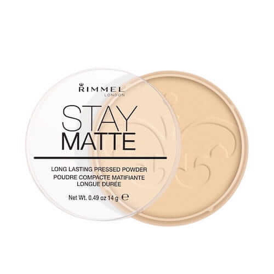Rimmel Stay Matte Pressed Powder 001 Transparent, 14 g