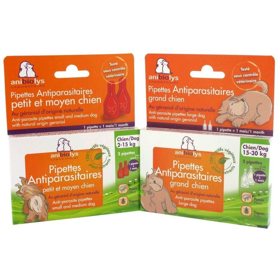 Anibiolys Antiparasitic Pipettes for Dogs