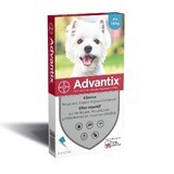Advantix Caini, 4-10 kg, 4 pipeta