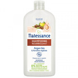Natessance Șampon nutritiv organic Argan cu keratină vegetală 500ml