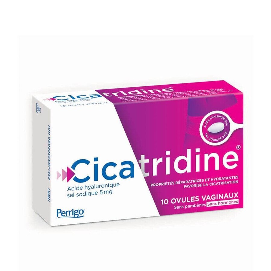 Cicatridine Vaginal Ovules Healing and Intimate Dryness x10