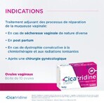Cicatridine Vaginal Ovules Healing and Intimate Dryness x10