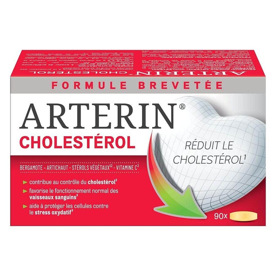 Omega Pharma Cholesterol Arterin Actieve ingrediënten van natuurlijke oorsprong 90 tabletten