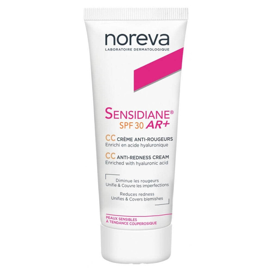 Winkel op Noreva Sensidiane Ar CC Cream Clear SPF30 Verzorging tegen roodheid 40 ml Noreva Sensidiane Ar CC Cream Clear SPF30 Verzorging tegen roodheid 40 ml