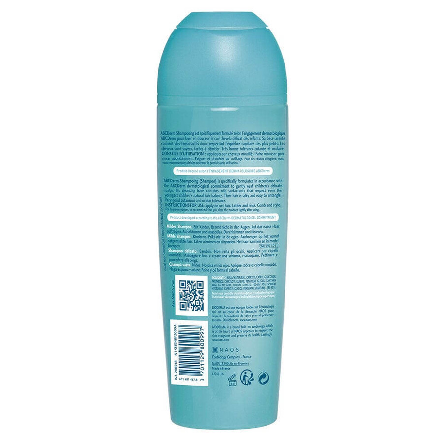 Bioderma Abcderm Gentle Shampoo Child High Tolerance 200ml Bioderma Abcderm Gentle Shampoo Child High Tolerance 200ml