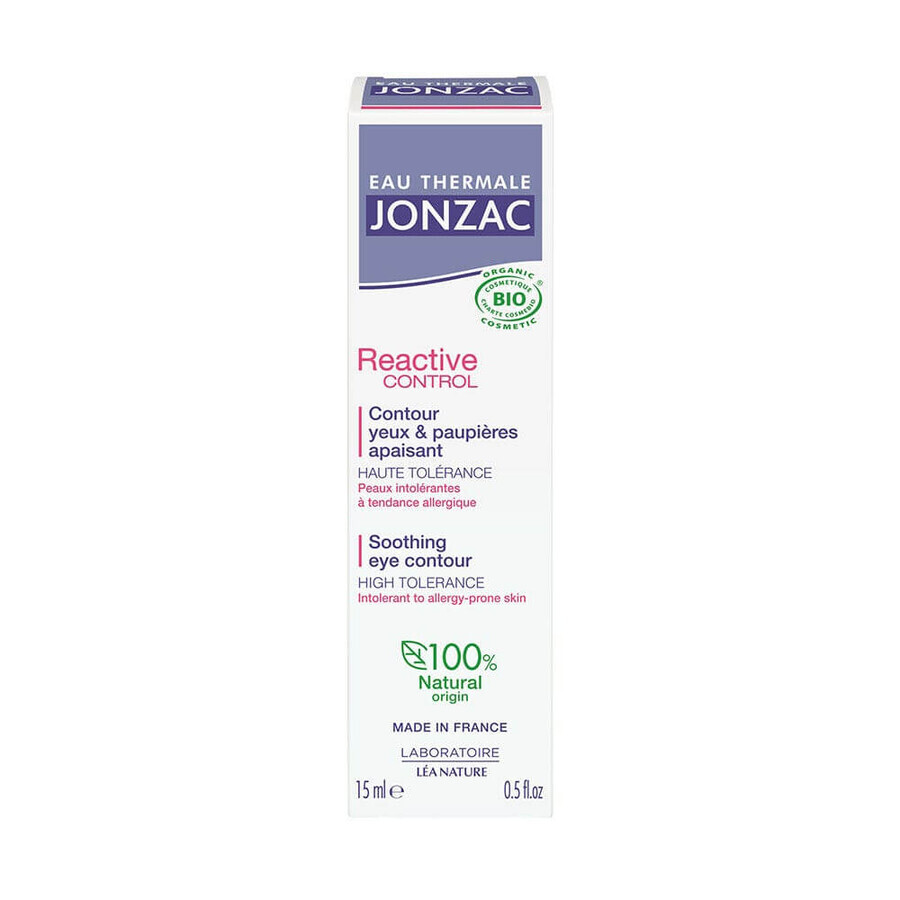 Eau thermale Jonzac Reactive Control Contour Yeux & Paupières Apaisant Bio 15ml Eau thermale Jonzac Reactive Control Contour Yeux & Paupières Apaisant Bio 15ml