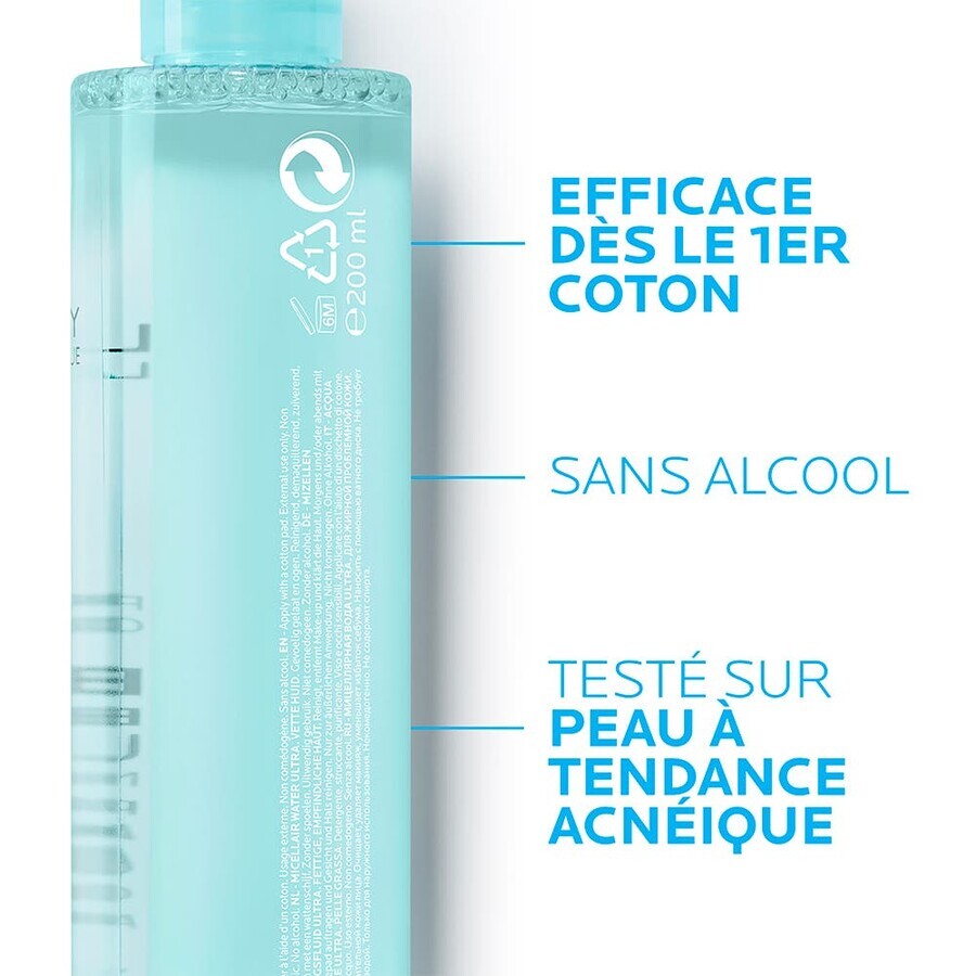 La Roche-Posay Effaclar Agua Micelar purificante rostro y ojos para pieles grasas 400ml La Roche-Posay Effaclar Agua Micelar purificante rostro y ojos para pieles grasas 400ml