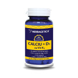 Calcium + D3 + Vitamin K2, 30 capsules, Herbagetica